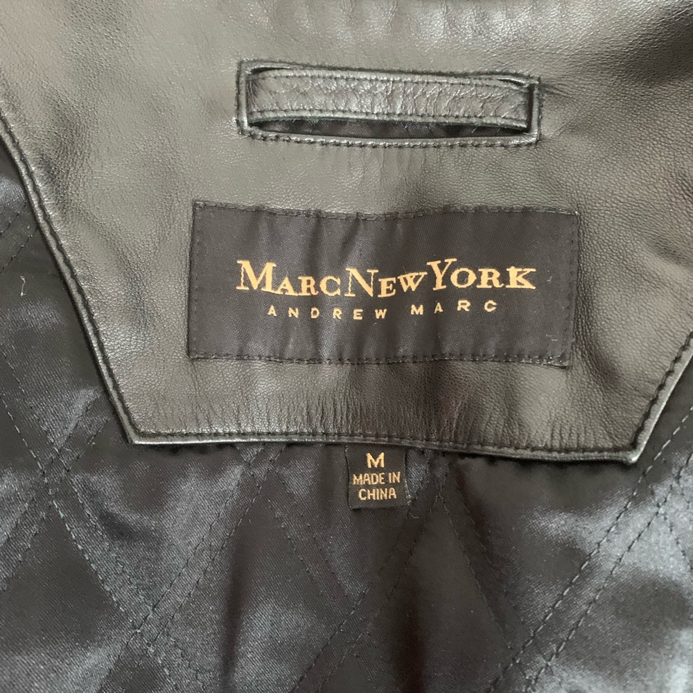 Marc New York Men’s leather Jacket Medium